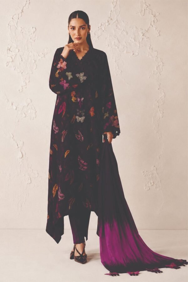 BAROQUE WINTER COLLECTION LINEN UNSTITCHED