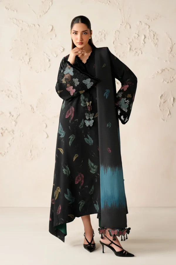 BAROQUE WINTER COLLECTION LINEN UNSTITCHED