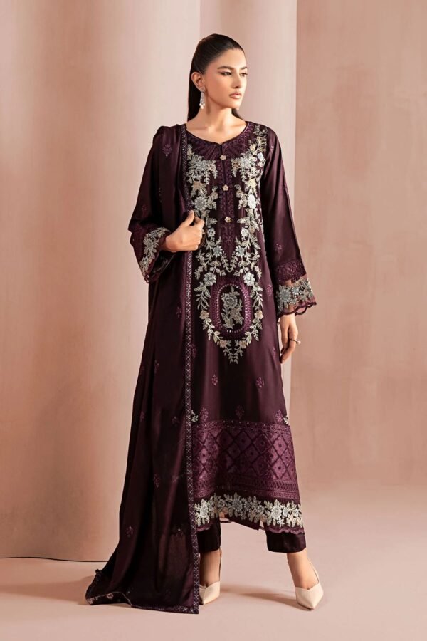 Premium Airjet Dhanak With EMBROIDERY Dhanak Shawl