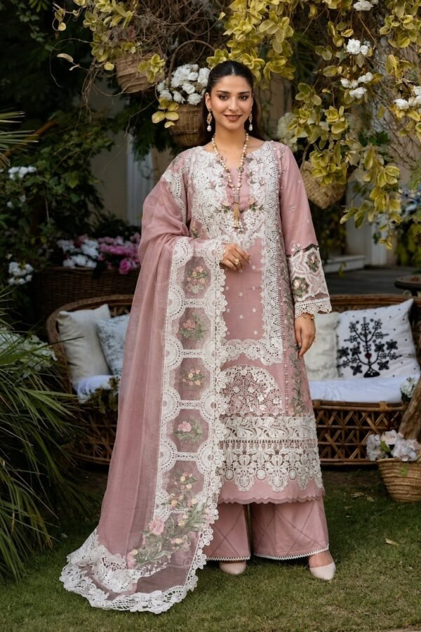 ELAF Premium Chikankari Lawn Collection – 3 Piece Unstitched Suit