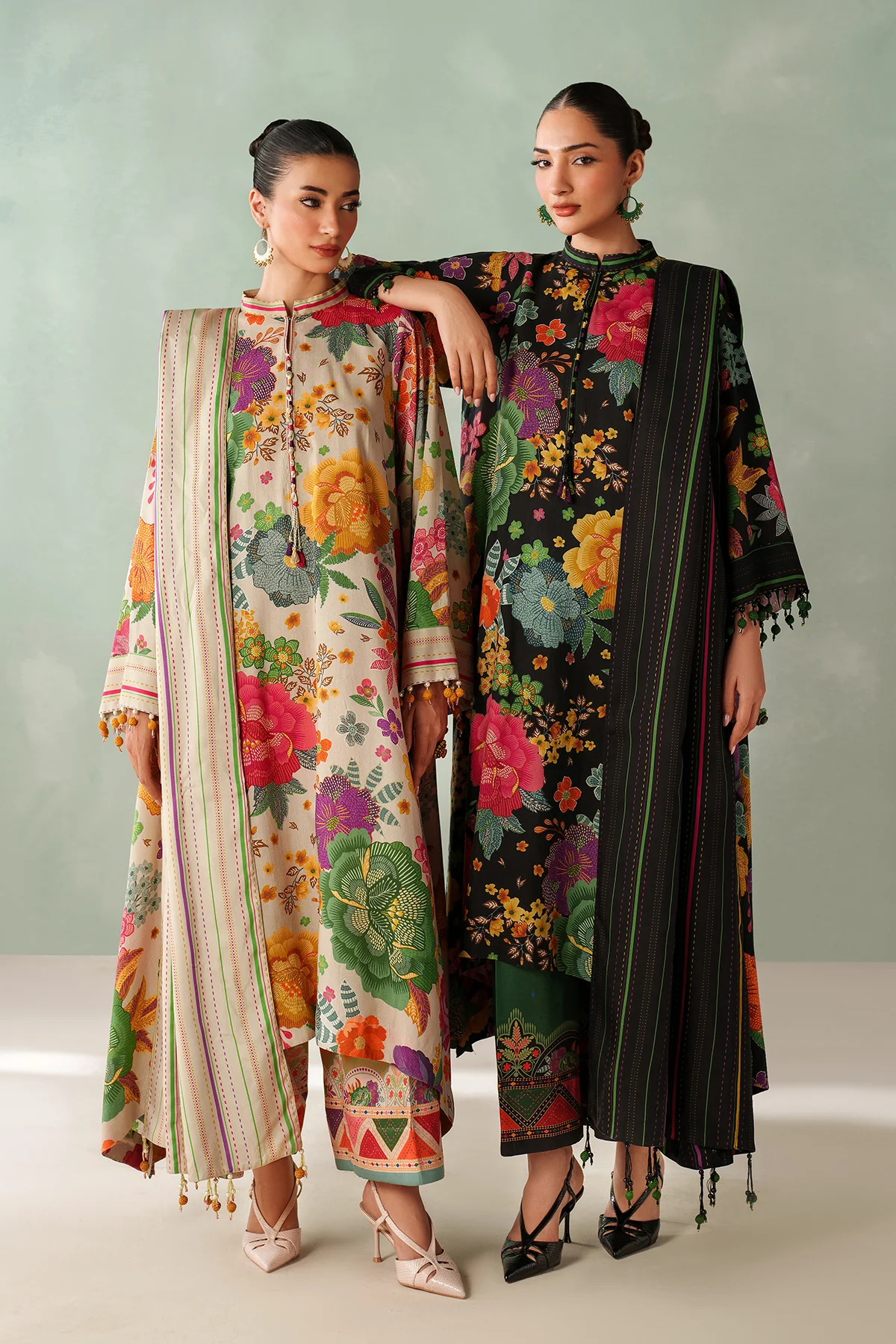 Baroque Digital Printed Viscose - Image 10