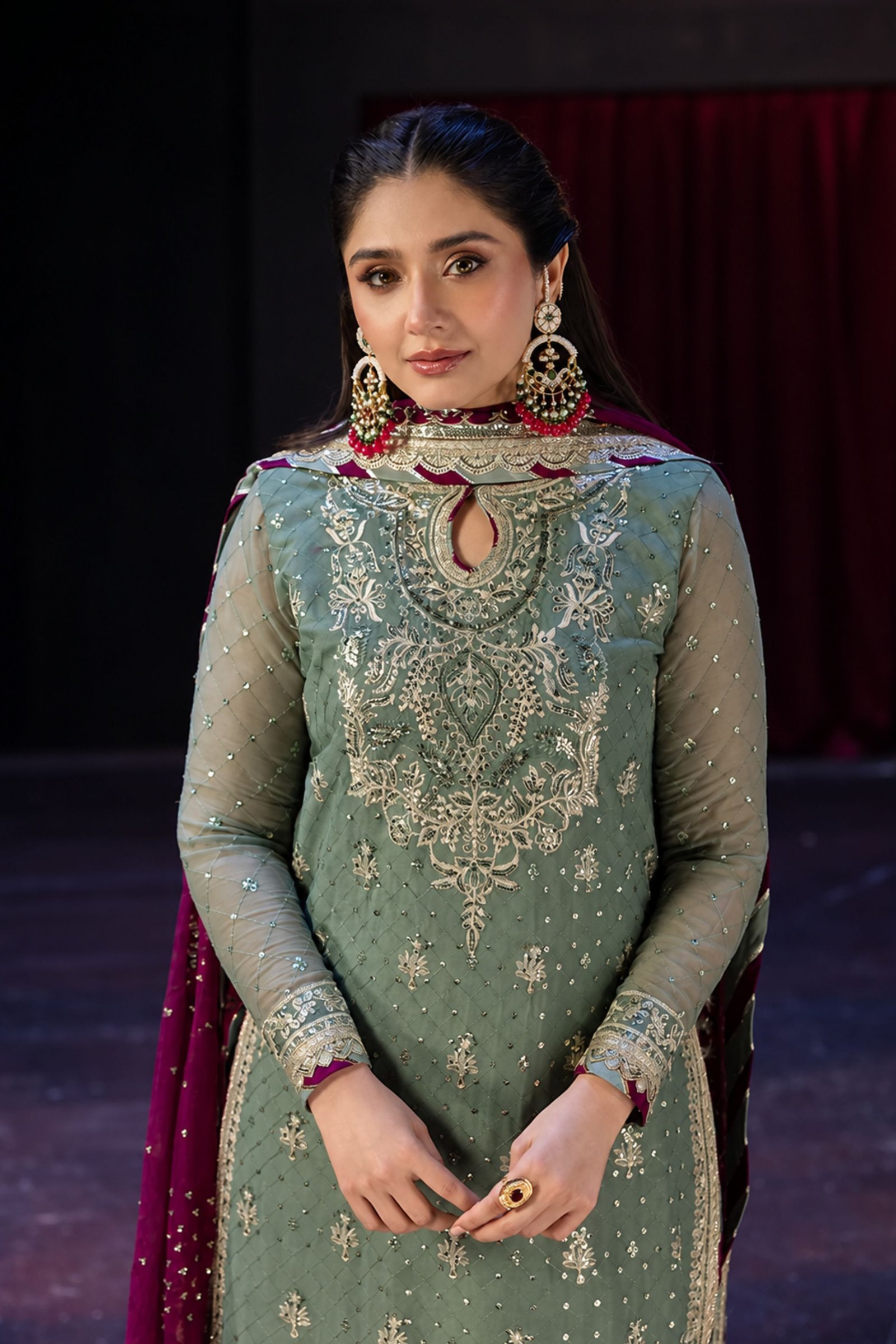 Asim Jofa Premium Chiffon Embroidered Collection - Image 2