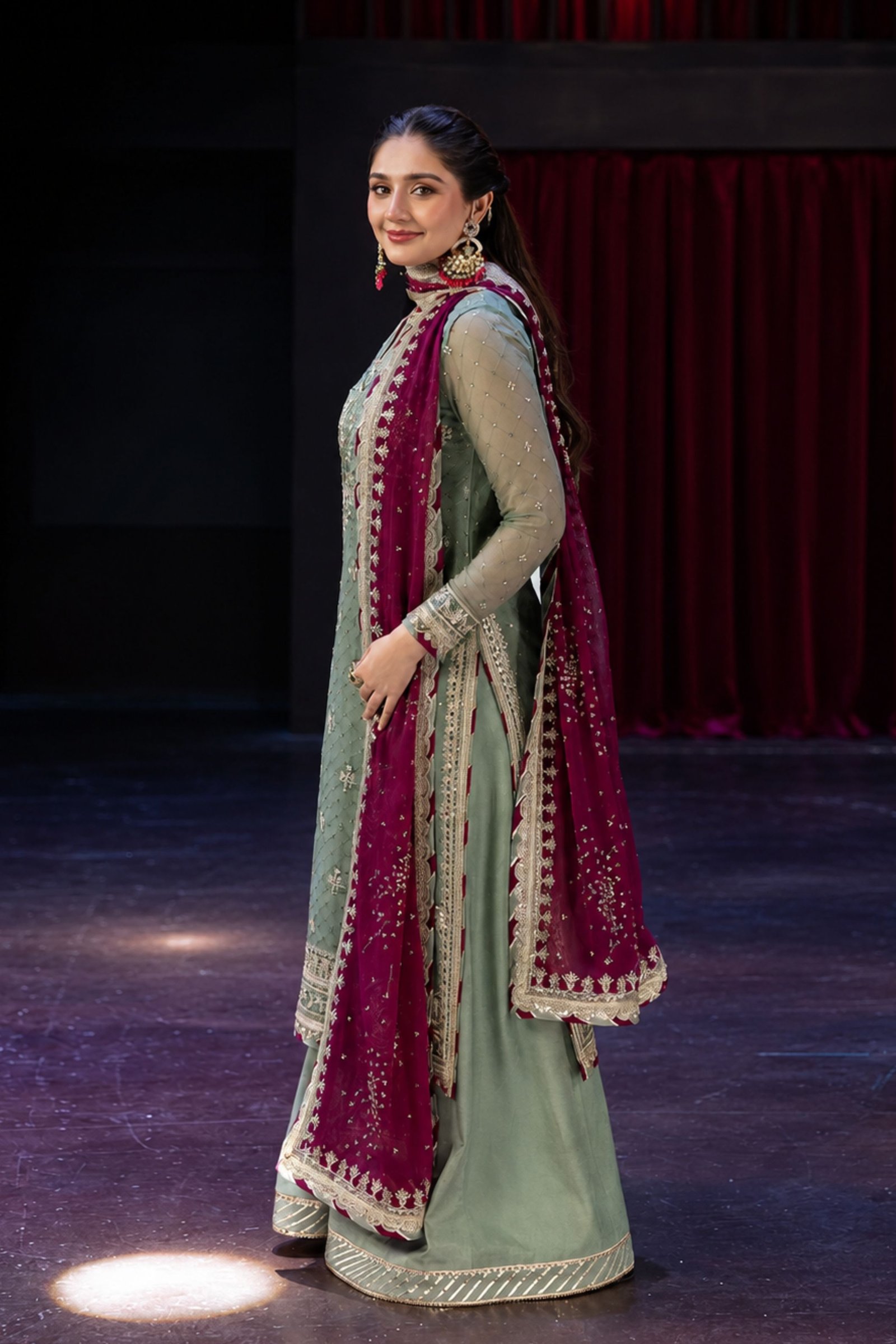 Asim Jofa Premium Chiffon Embroidered Collection - Image 5