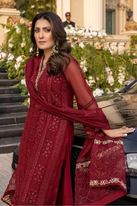 Azure Premium Embroidered Chiffon Collection - Image 4
