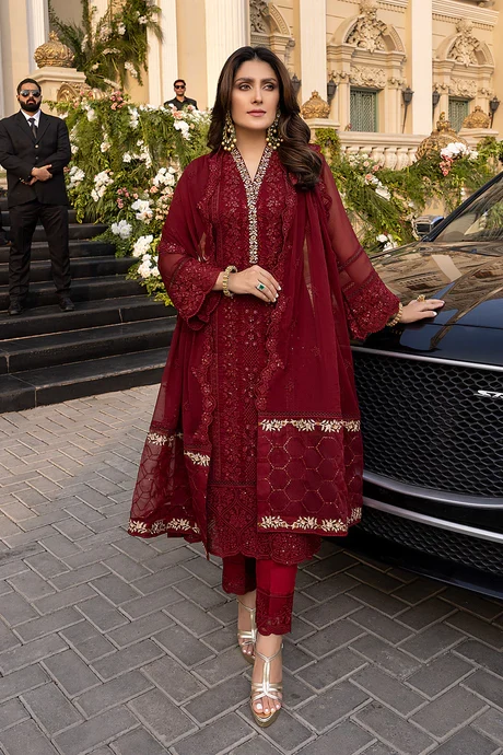 Azure Premium Embroidered Chiffon Collection