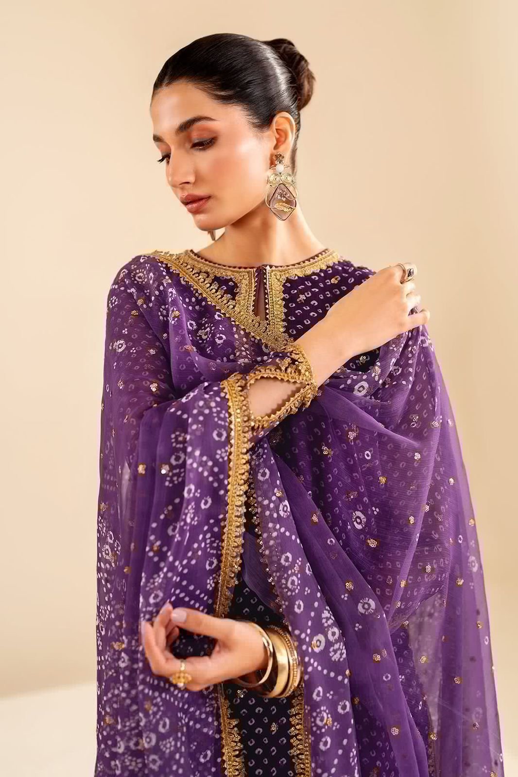 Baroque Embroidered Chiffon Collection - Image 2
