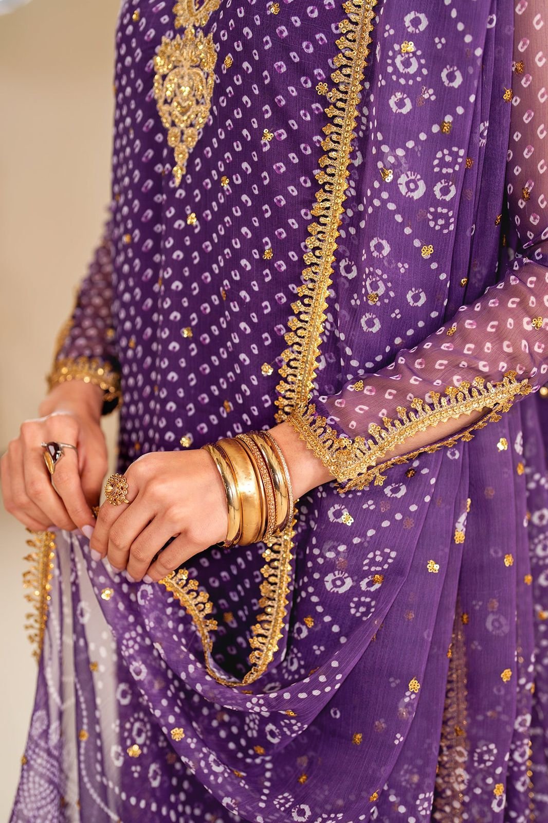 Baroque Embroidered Chiffon Collection - Image 4