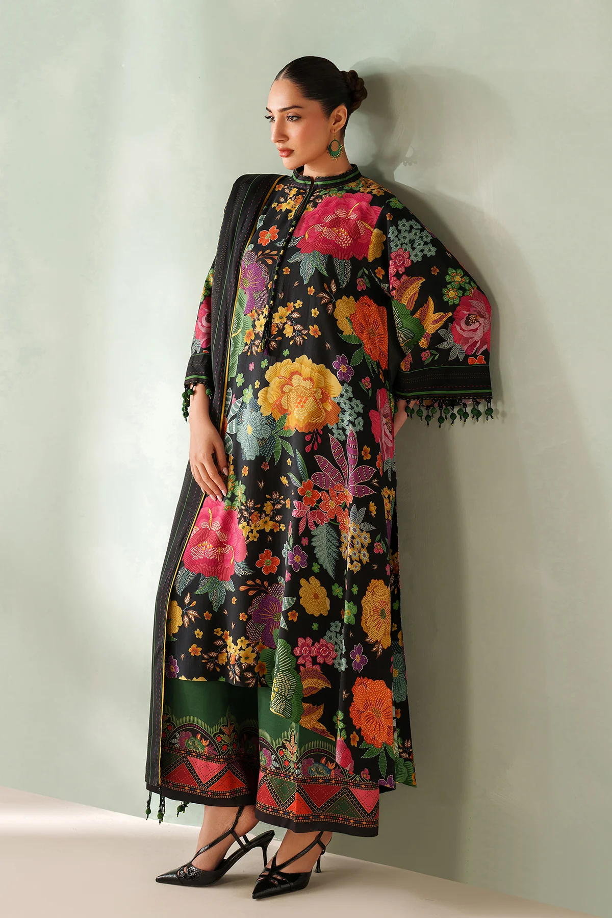 Baroque Digital Printed Viscose - Image 3