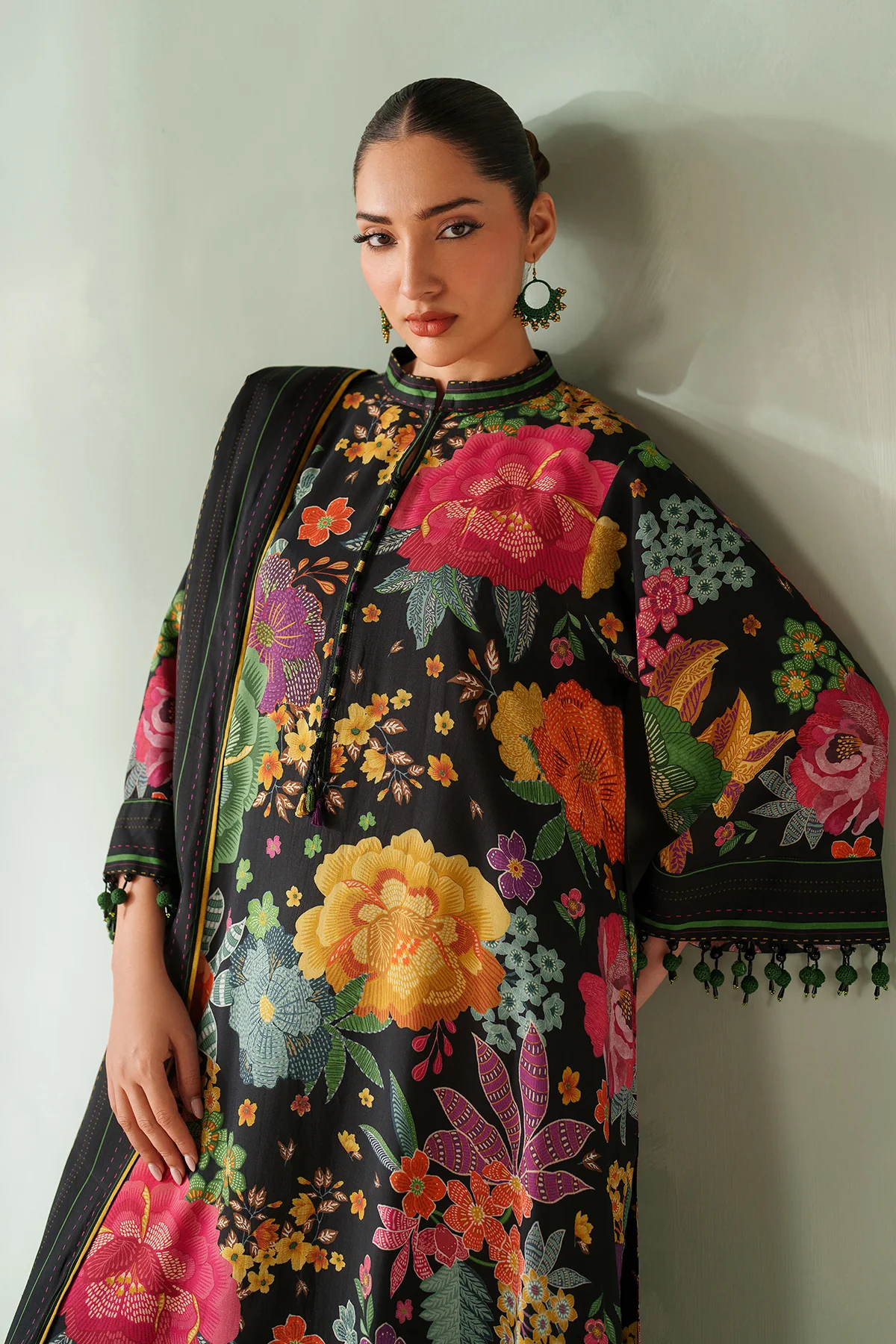 Baroque Digital Printed Viscose - Image 2