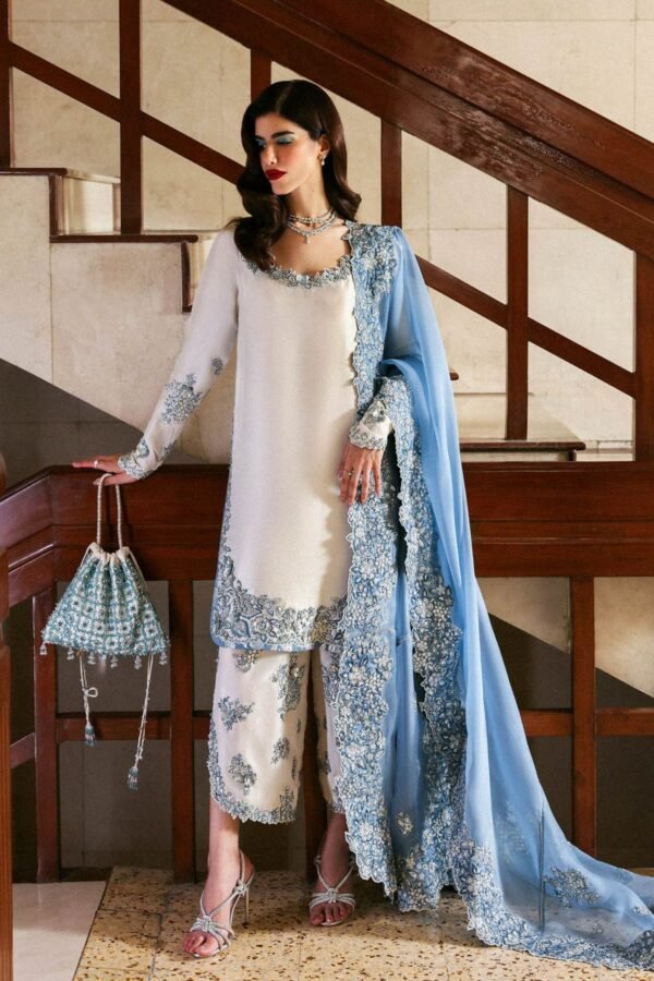 Hussain Rehar — Embroidered Silk
