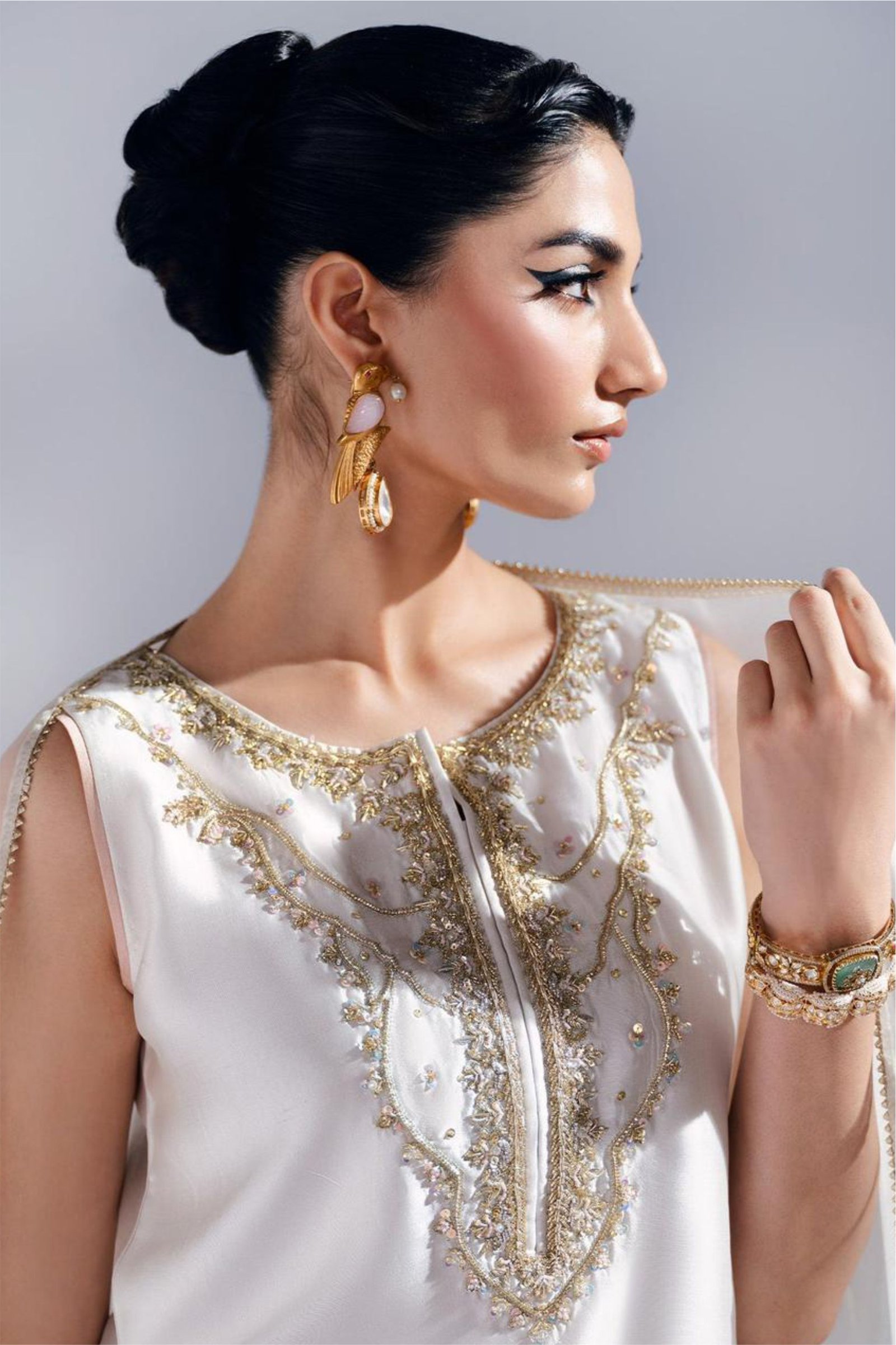 MAHUM ASAD Premium Shamoz Silk 3PC Suit - Image 2
