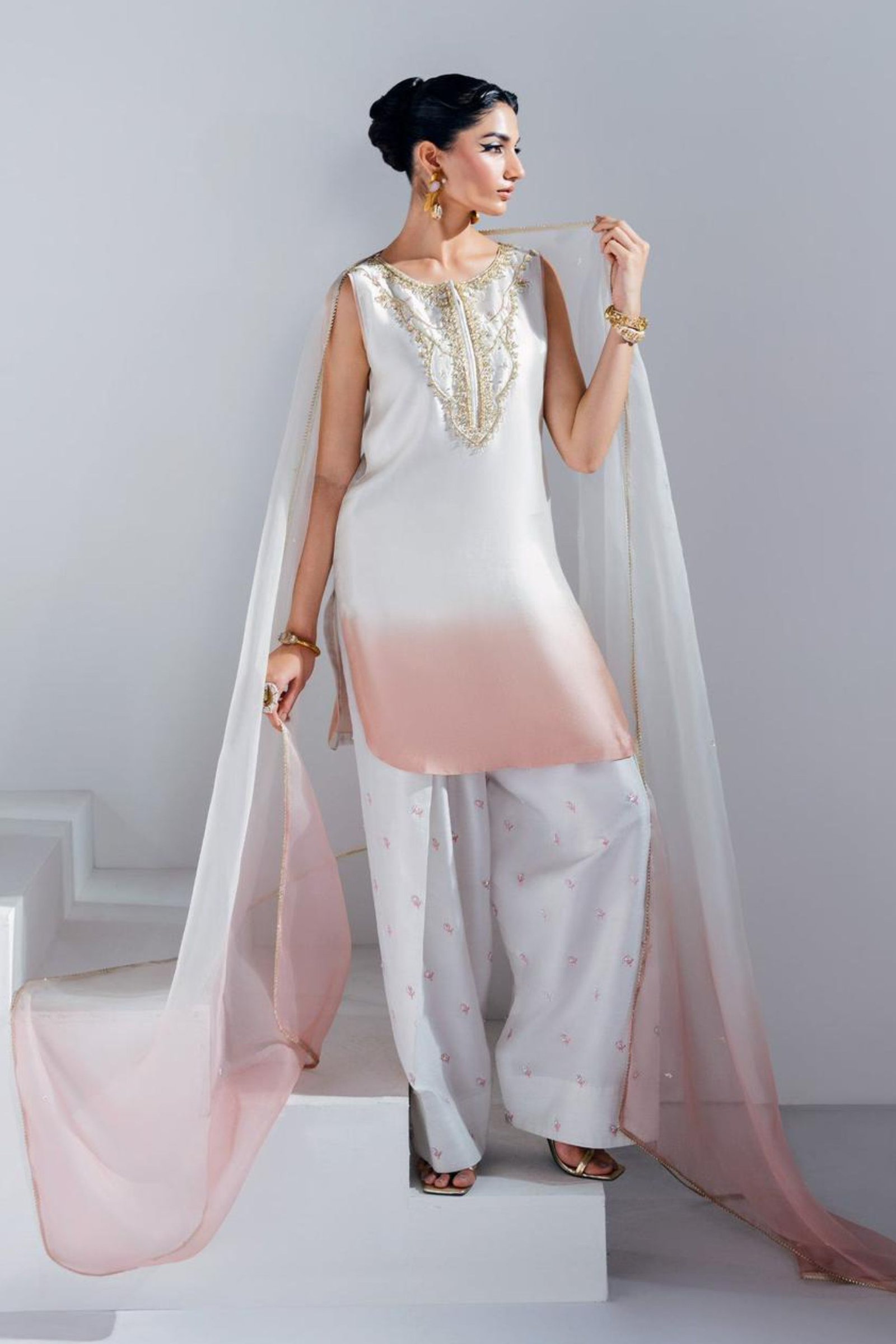 MAHUM ASAD Premium Shamoz Silk 3PC Suit
