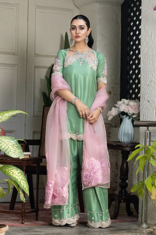 MURK Premium Shamoz Silk 3PC Suit