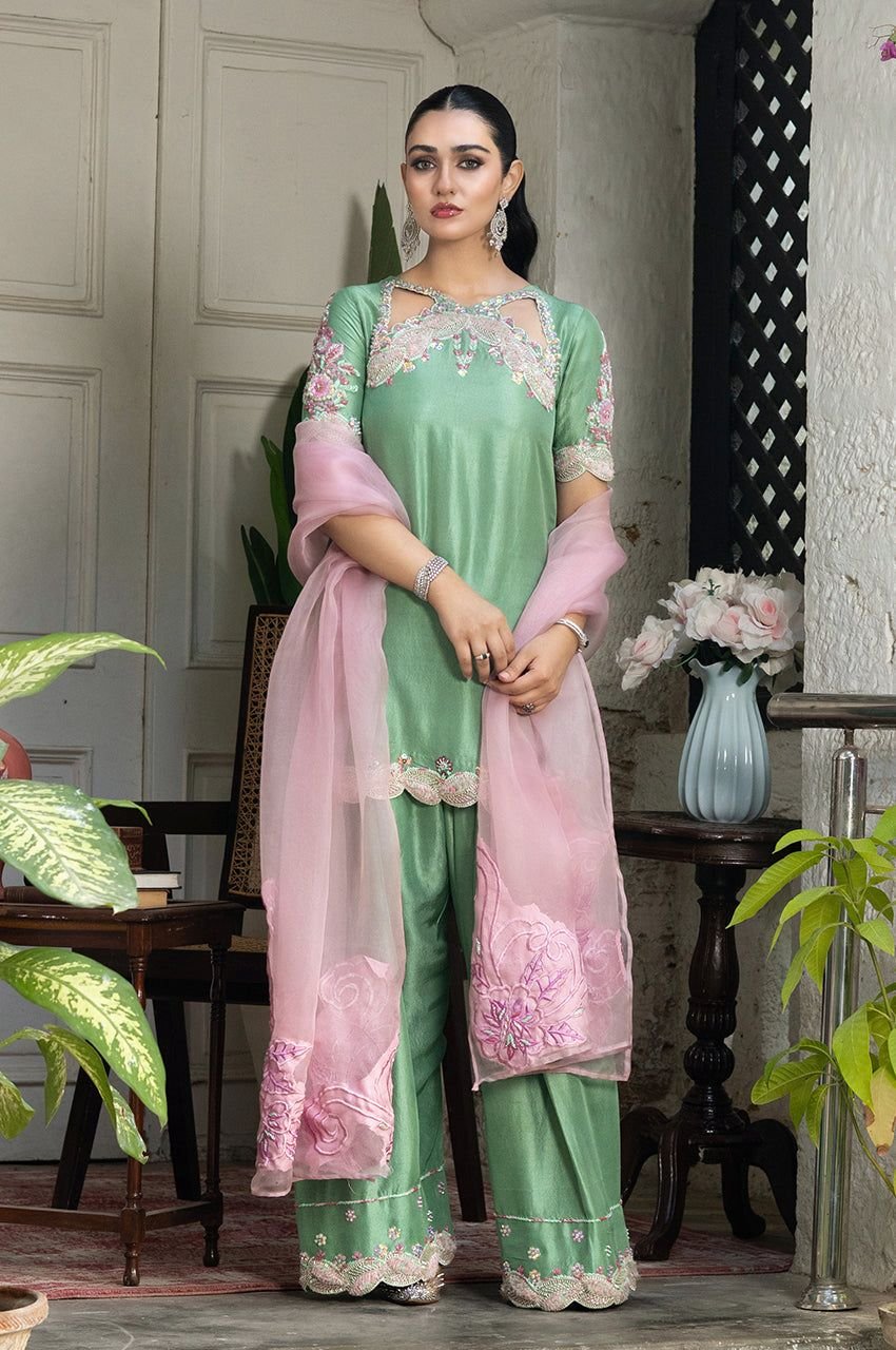 MURK Premium Shamoz Silk 3PC Suit