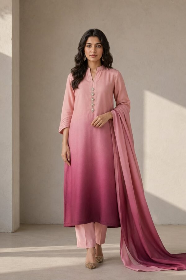 Maria B Silk Collection 2026 – Digital Printed Silk 3 Piece Unstitched Suit