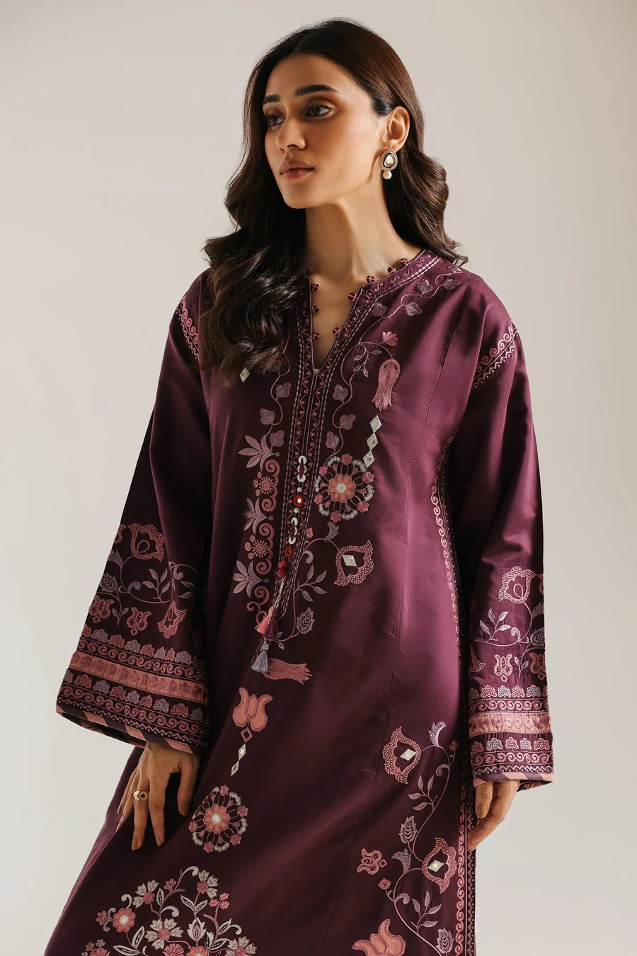 Premium Airjet Dhanak Embroidered Suit - Image 2