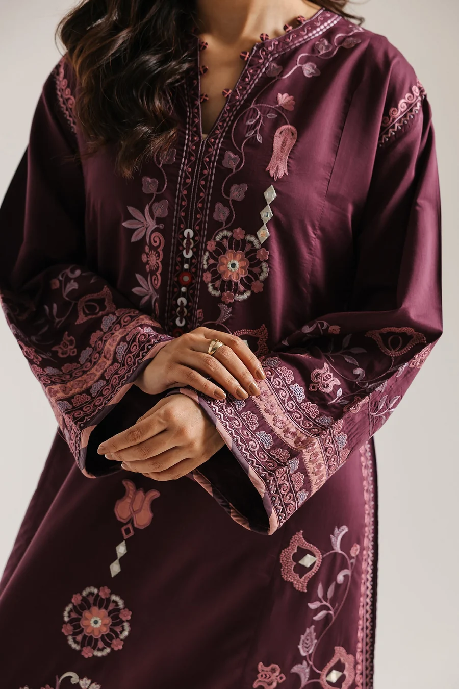 Premium Airjet Dhanak Embroidered Suit - Image 6