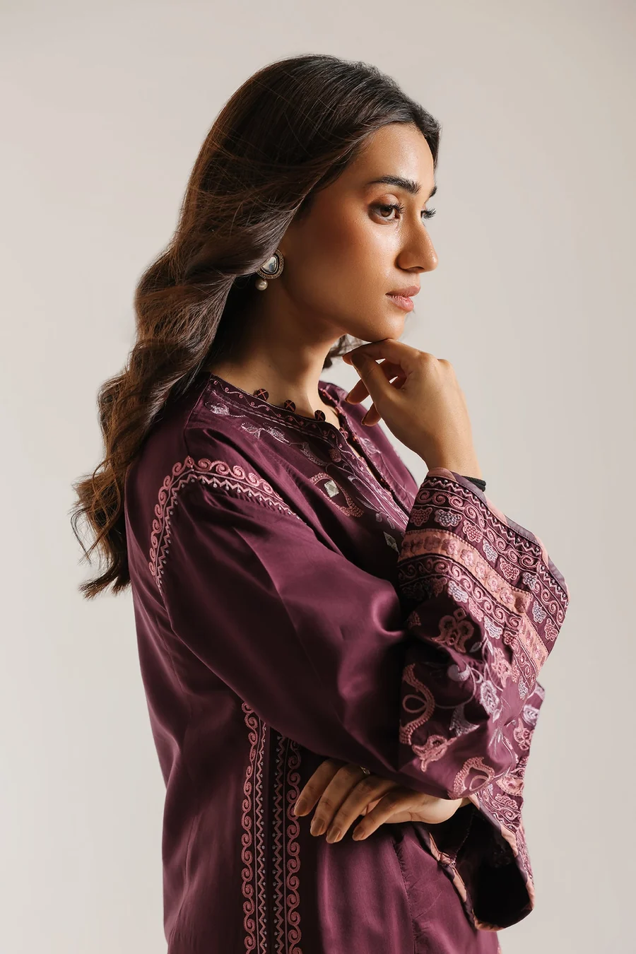 Premium Airjet Dhanak Embroidered Suit - Image 5