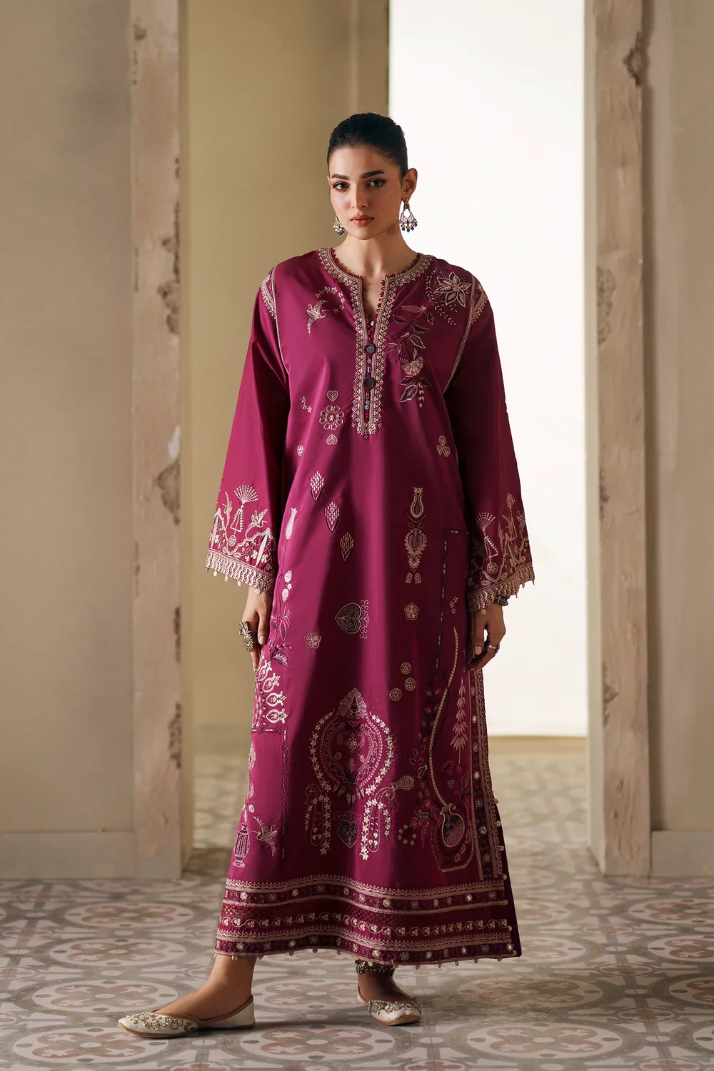 Premium Airjet Dhanak Embroidered Suit