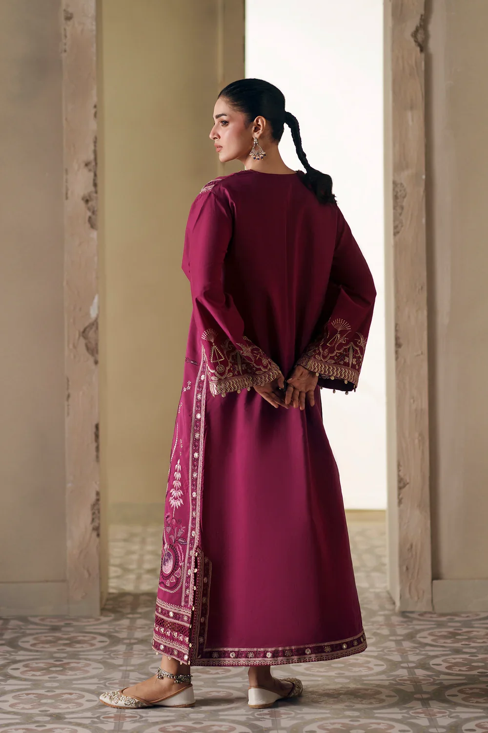 Premium Airjet Dhanak Embroidered Suit - Image 3