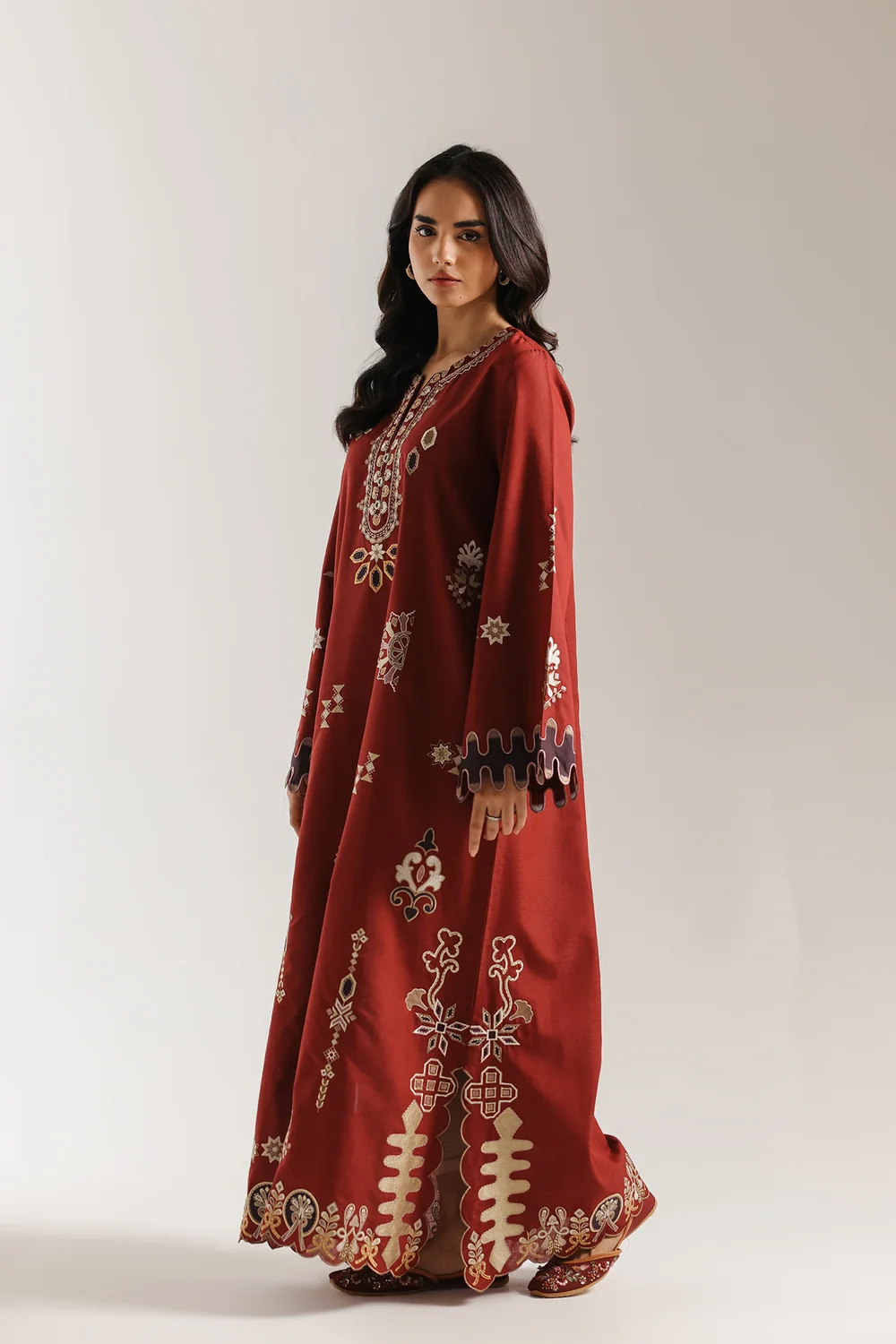 Premium Airjet Dhanak Embroidered Suit - Image 4