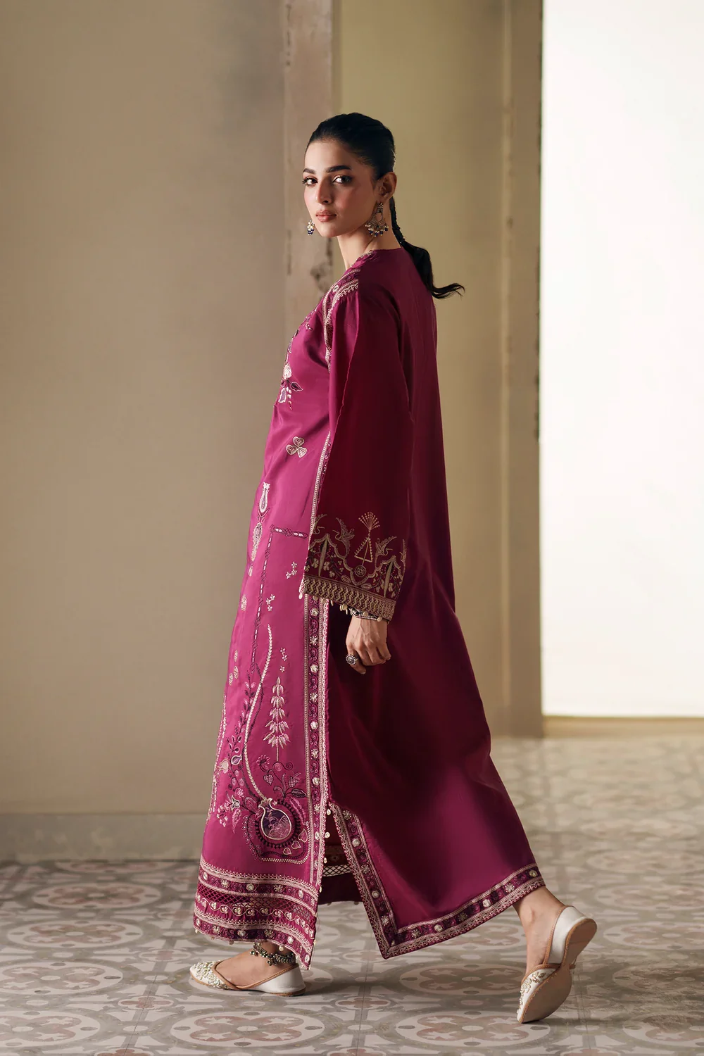 Premium Airjet Dhanak Embroidered Suit - Image 6