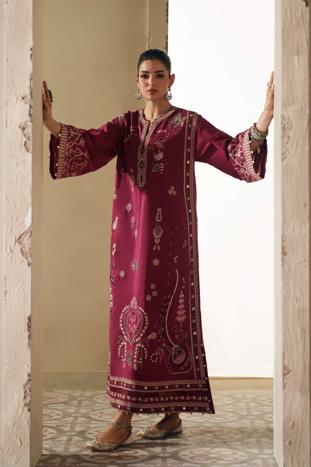 Premium Airjet Dhanak Embroidered Suit - Image 5