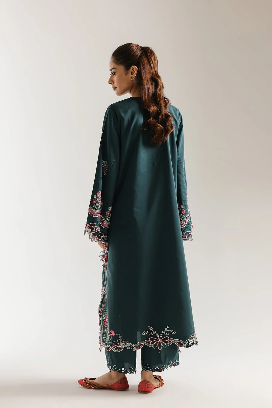 Premium Airjet Dhanak Embroidered Suit - Image 3